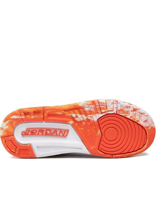 Air 3 Retro Încălțăminte sport Inalta pentru copii Alb / Portocaliu / Kumquat