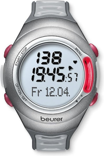 Beurer PM 70 Waterproof Smartwatch with Heart Rate Monitor (Gray)