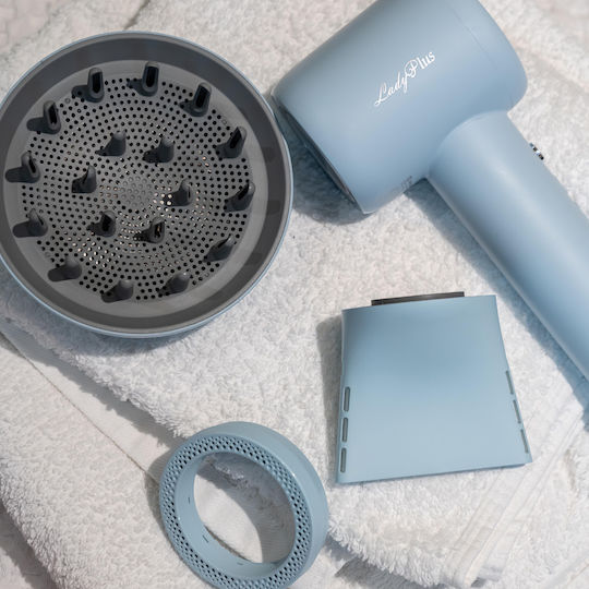 Morris Ladyplus Ionic Сешоар с Дифузер 1500W Blue