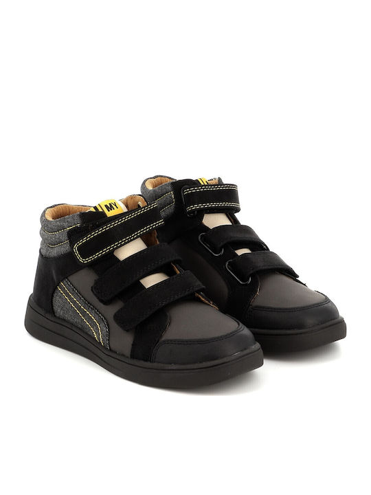 Kids Sneakers High with Scratch Black