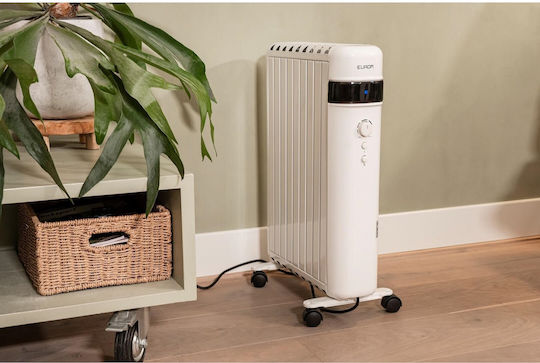 Eurom Convectoare pardoseală 2000W cu Termostat Electronic 42.8x63.6cm Alb