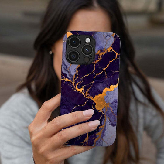Husă Sonique Marble Series Motorola Moto G86 5G Violet
