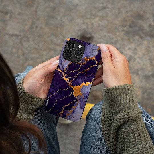 Husă Sonique Marble Series Motorola Moto G86 5G Violet