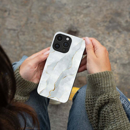 Sonique Marble Series Case Motorola Motorola Razr 50 Ultra White 01