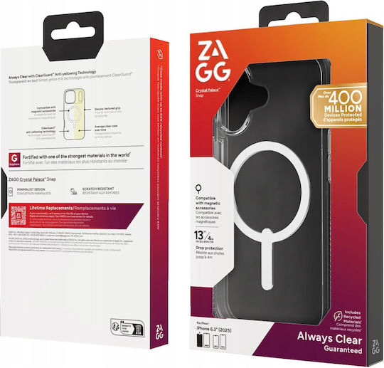 Zagg Snap Back Cover Διάφανο (iPhone 17)