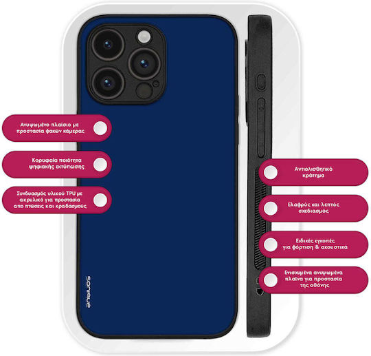 Калъф Sonique Colorbloc Series Motorla Moto G86 5g Син