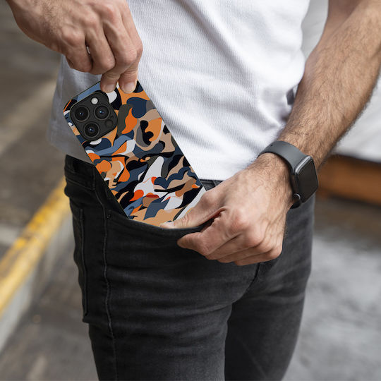 Калъф Sonique Camouflage Army Series Honor 400 5g Оранжев