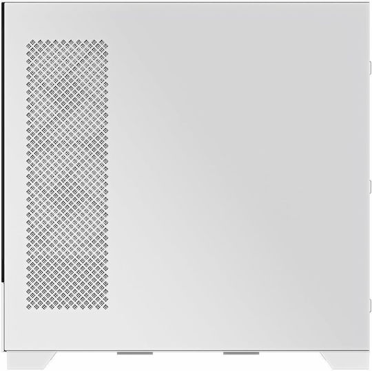 Gigabyte C201 Gaming Midi Tower Computer Case with Side Window and RGB Lighting White
