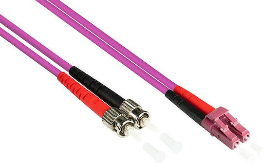 Good Connections Fiber Optic Cable LC-ST 10m Pink 1pcs