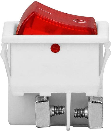 Redled Schalter Rocker mit Beleuchtung Weiß 1Stück