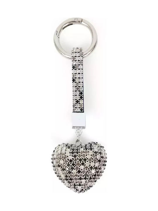 Doca Μπρελόκ – Bag Charm Ασημί 81895