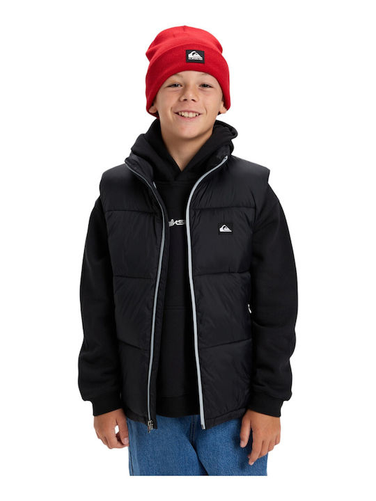 Kinder Freizeitjacke Ärmellos mit Futter Schwarz Cold Days