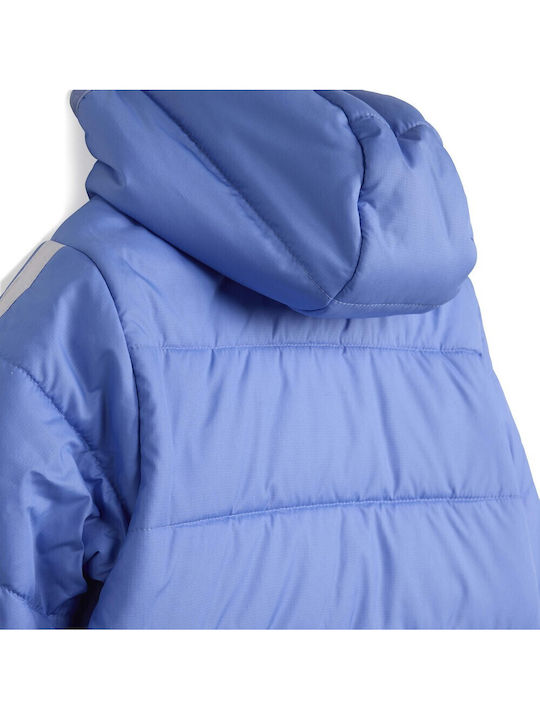 Kids Sports Short Jacket with Hood Blue
