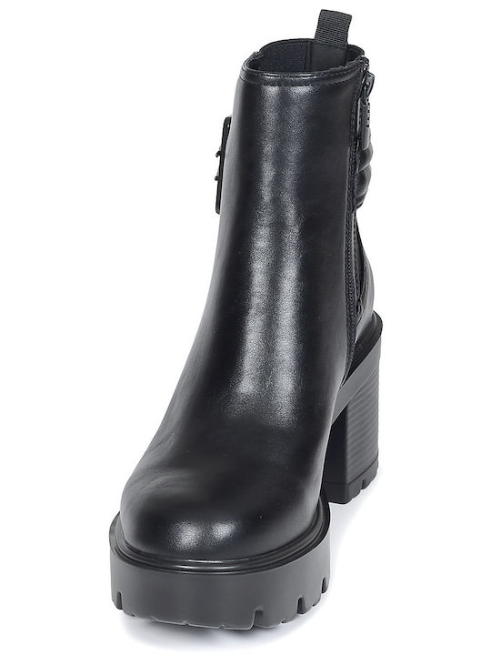 Stiefeletten Damen Schwarz