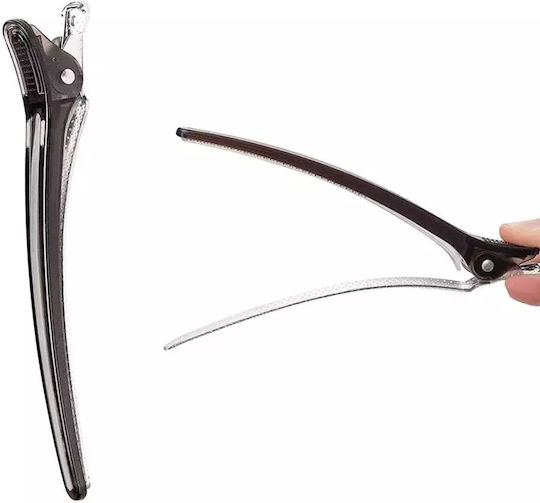 Kika Hair Styling Clips Σετ Κλιπ Μαλλιών Μάυρα 4τεμ