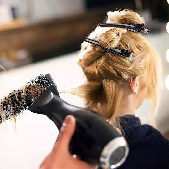 Kika Hair Styling Clips Σετ Κλιπ Μαλλιών Μάυρα 4τεμ