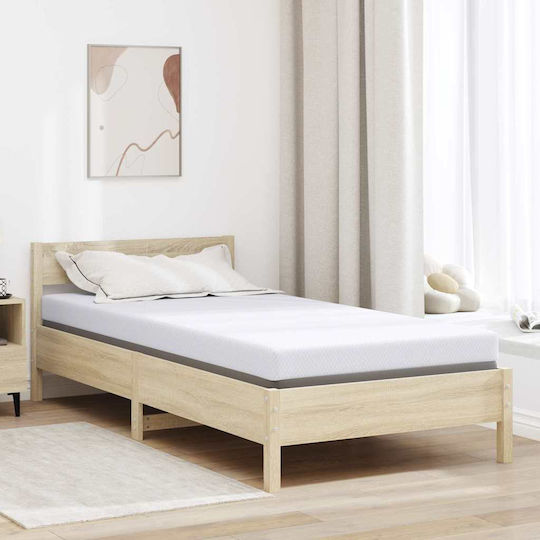 vidaXL Single Ergonomic Mattress 90x190x10cm with Independent Springs