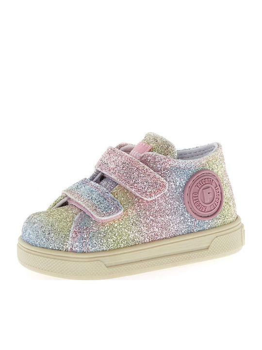 Παιδικά Sneakers High με Σκρατς Πολύχρωμα