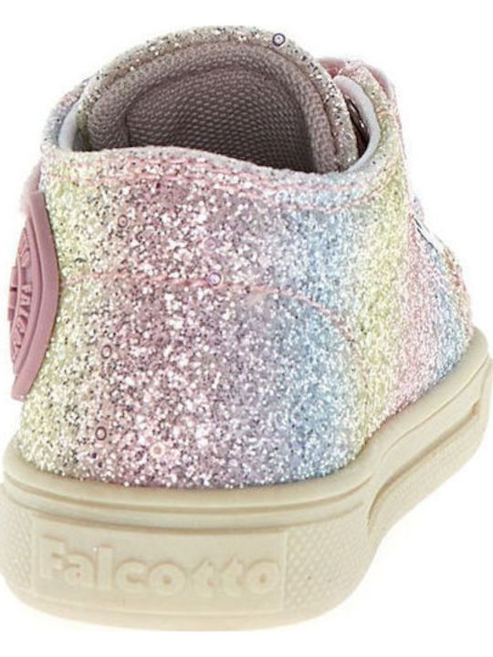 Παιδικά Sneakers High με Σκρατς Πολύχρωμα