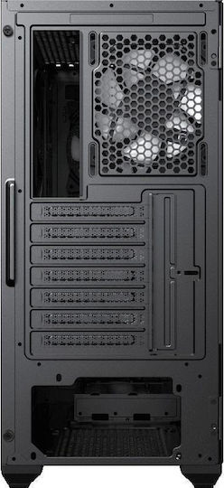 GameMax Brufen C1 Gaming Middle Tower Carcasă Calculator cu Fereastră Laterală și Iluminare ARGB Negru