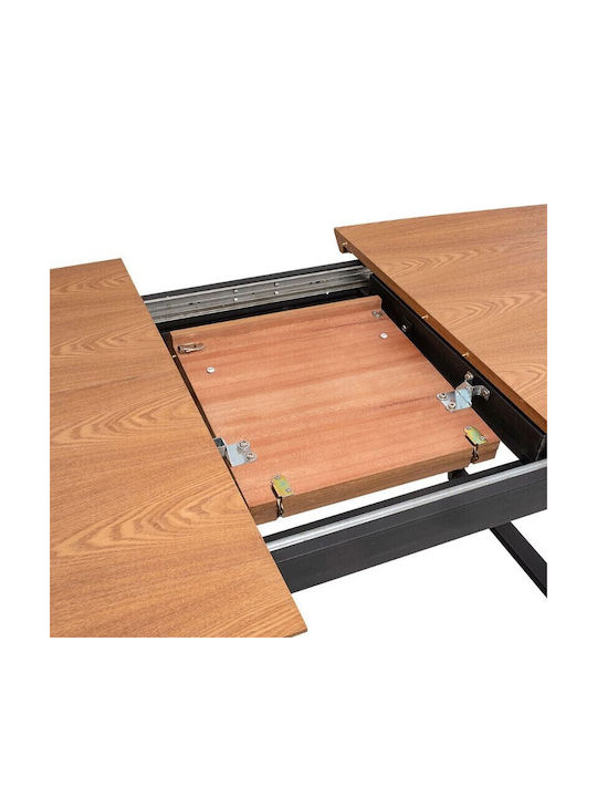 Gianno Τραπέζι Τραπεζαρίας Ξύλινο Δρυς 180x90x76εκ.
