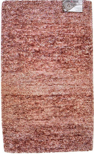 Chios Hellas Πατάκι Μπάνιου Αθηνά 43176 Dusty Pink 55x90εκ.