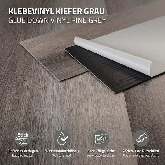 Διακοσμητικό Αυτοκόλλητο Δαπέδου 16τμχ ML-Design
