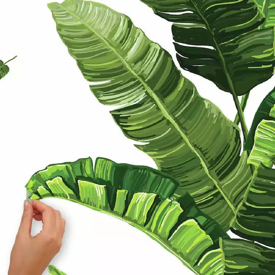 Dekorativer Aufkleber Wand Banana Leaf 12Stück RoomMates Decor