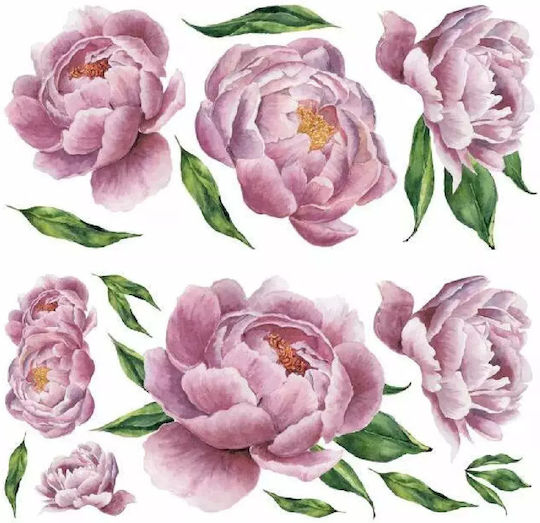 Dekorativer Aufkleber Wand Large Peony 1Stück RoomMates Decor
