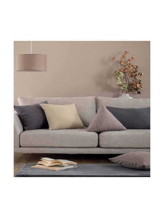 Palamaiki Dekorativer Kissenbezug As103 Moka 45x45cm (Verschiedene Farben)