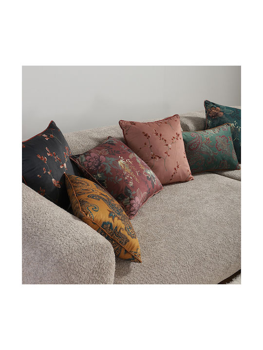 Nef-Nef Homeware Μαξιλάρι Καναπέ Vania από Βελούδο Rose 45x45εκ.