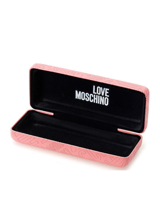Moschino Γυναικεία Γυαλιά Ηλίου με Μπορντό Κοκκάλινο Σκελετό και Καφέ Ντεγκραντέ Φακό MOL091/S B3V/HA