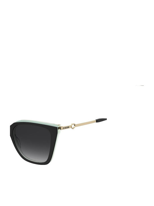 Moschino Women's Sunglasses with Black Plastic Frame and Black Gradient Lens MOL094/S SDK/9O