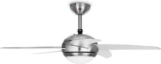 Tristar Ανεμιστήρας Οροφής 112cm με Φως Ασημί