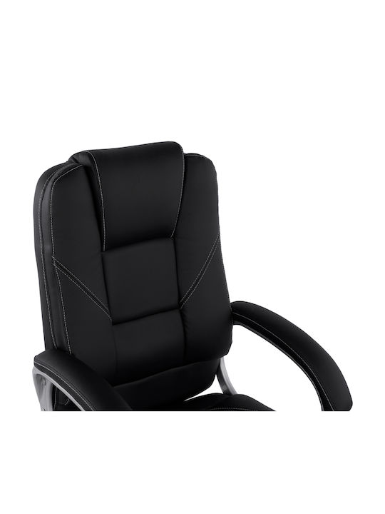 Visitor Armchair Μαύρη 63x67x112cm