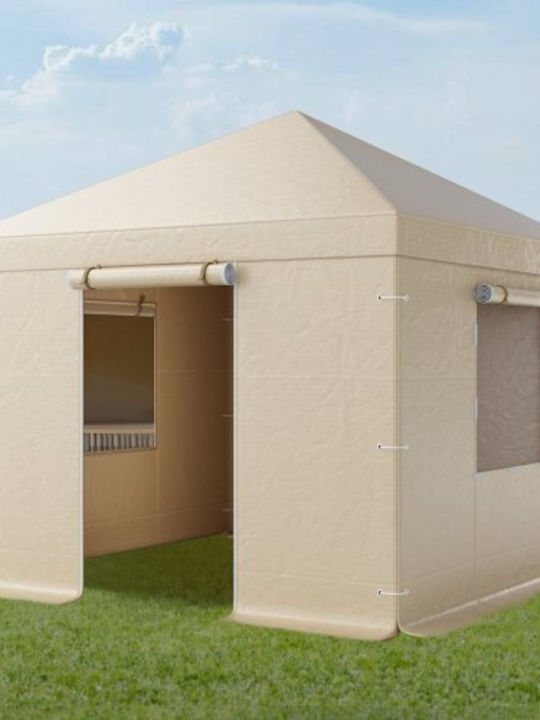 Vevor Κιόσκι Κήπου Μπεζ 3.05x3.05m