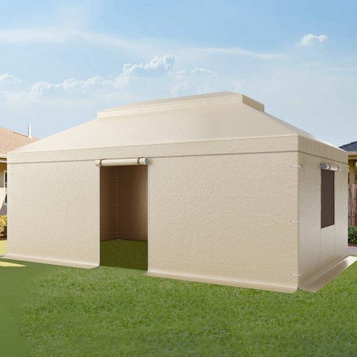 Vevor Κάλυμμα για Κιόσκι Μπεζ 3.66x6.1m