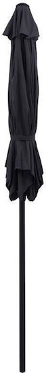 HomeMarkt Replacement Umbrella Fabric Gray 2.5x2.5m