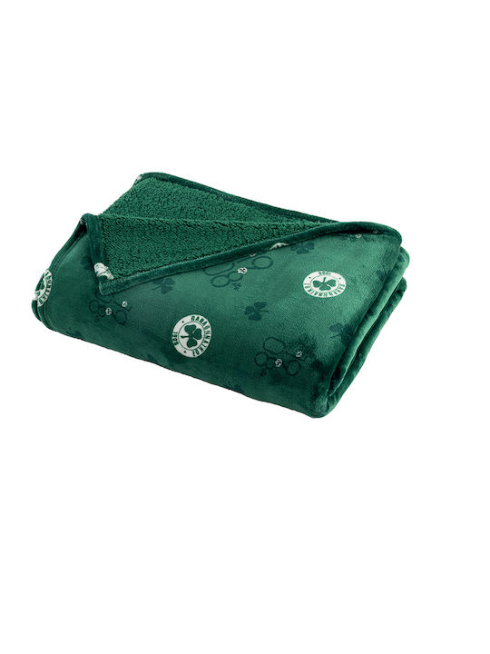 Palamaiki Blanket Fleece Panathinaikos Bl 220x160cm