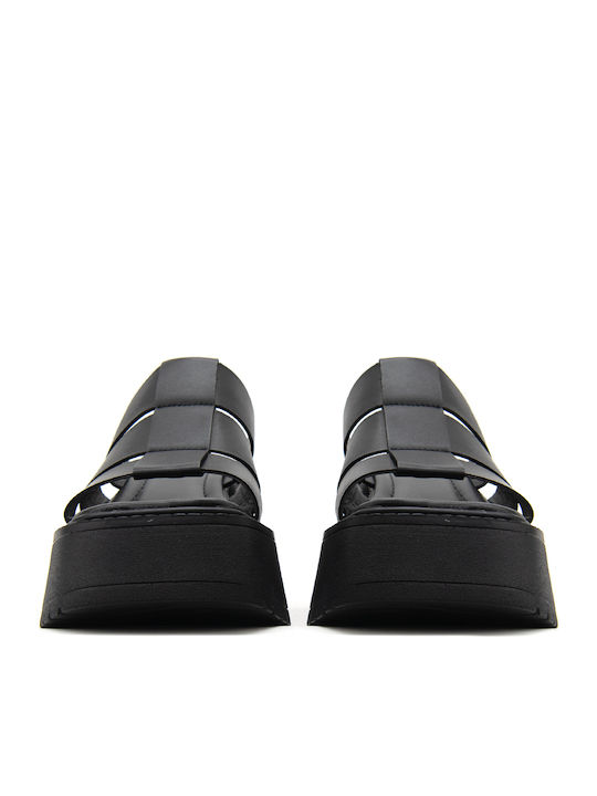Capricorn Women's Black Summer Platforms
