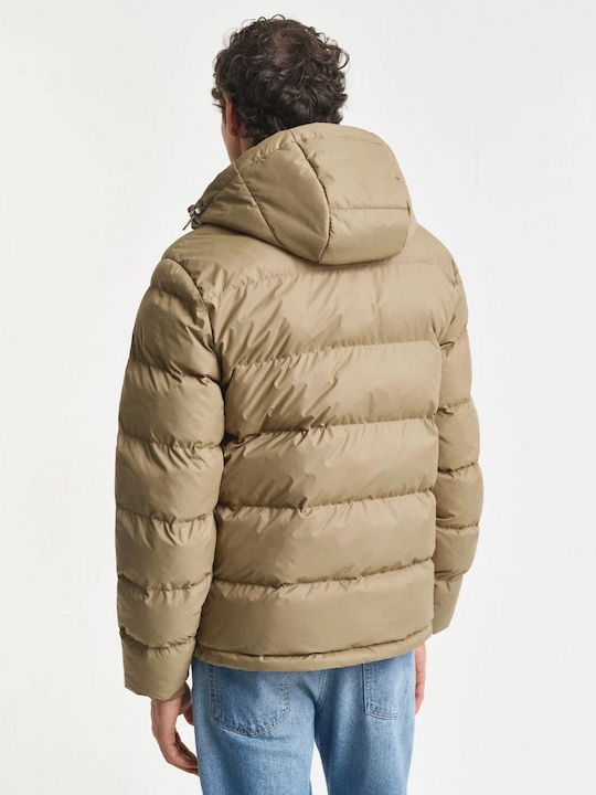 Μπουφάν Puffer Αδιάβροχο Light Taupe