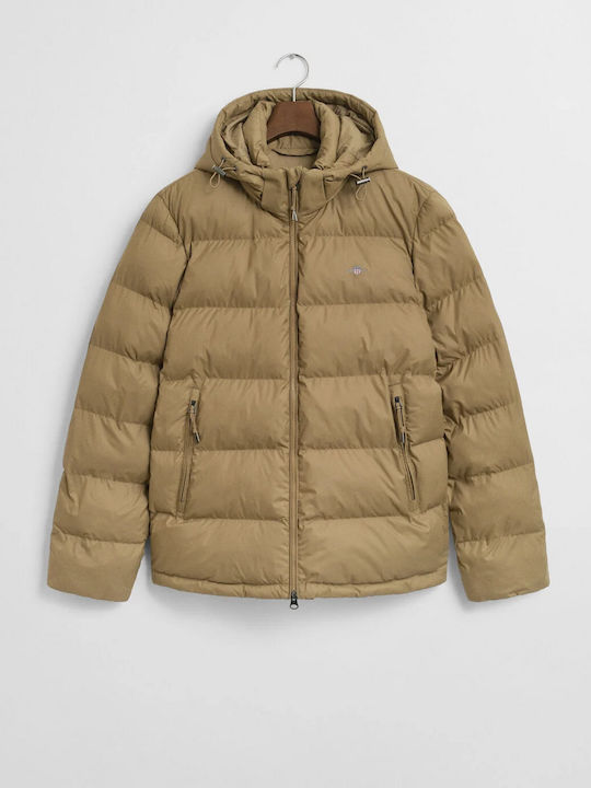 Μπουφάν Puffer Αδιάβροχο Light Taupe