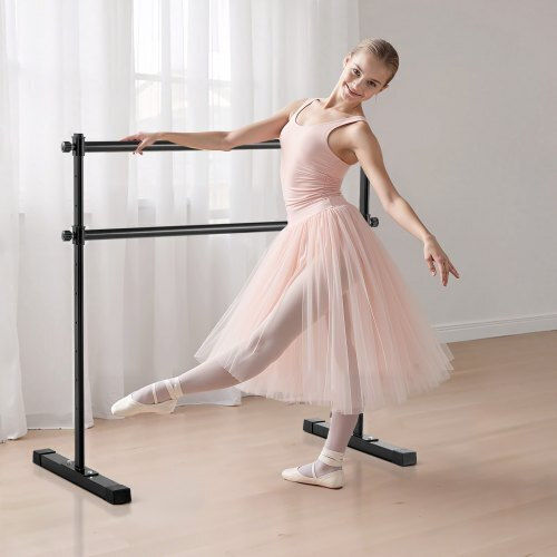 Vevor Ballet Barre Freestanding Portable Fitness Dance Bar Height Adjustable