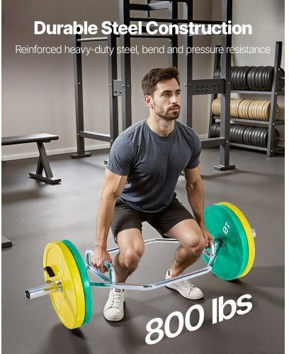 Vevor Olympic Trap Strength Training Bar Φ50 Without Collars