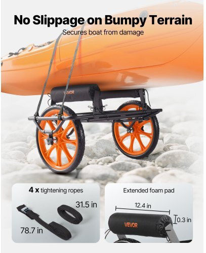 Vevor SPSPHTTC15INR3EU5001V0 Τρέιλερ Μεταφοράς για Κανό & Kayak