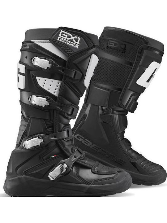 Gaerne GX-1 EVO Ανδρικές Μπότες Motocross Αδιάβροχες Μαύρες