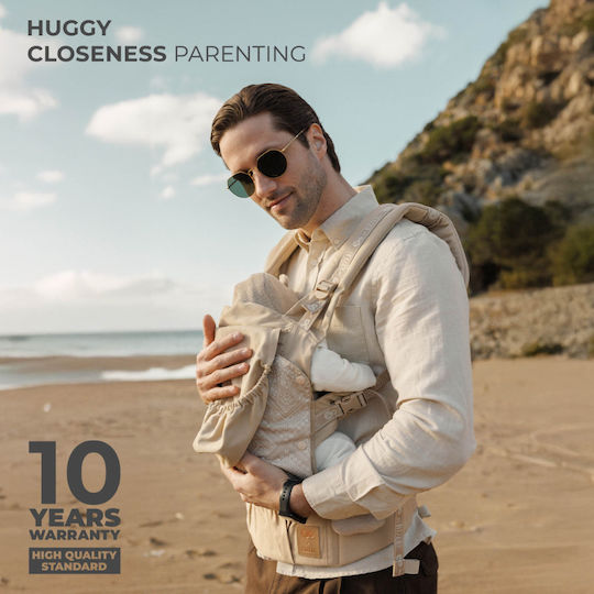 Kinderkraft Κλασικός Μάρσιπος Huggy Μαύρο