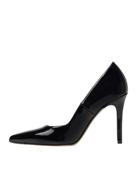 Leather Black High Heels