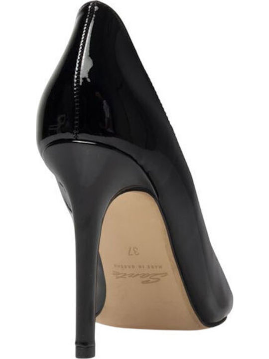 Leather Black High Heels