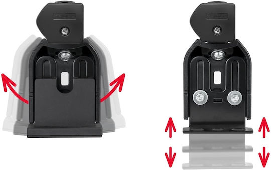 Menabo Bare de Acoperiș Aluminiu 140cm. pentru Renault Trafic 2001-2014 (Set cu picioare)